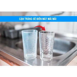 nước cứng làm đóng cặn canxi, cách làm nó biến