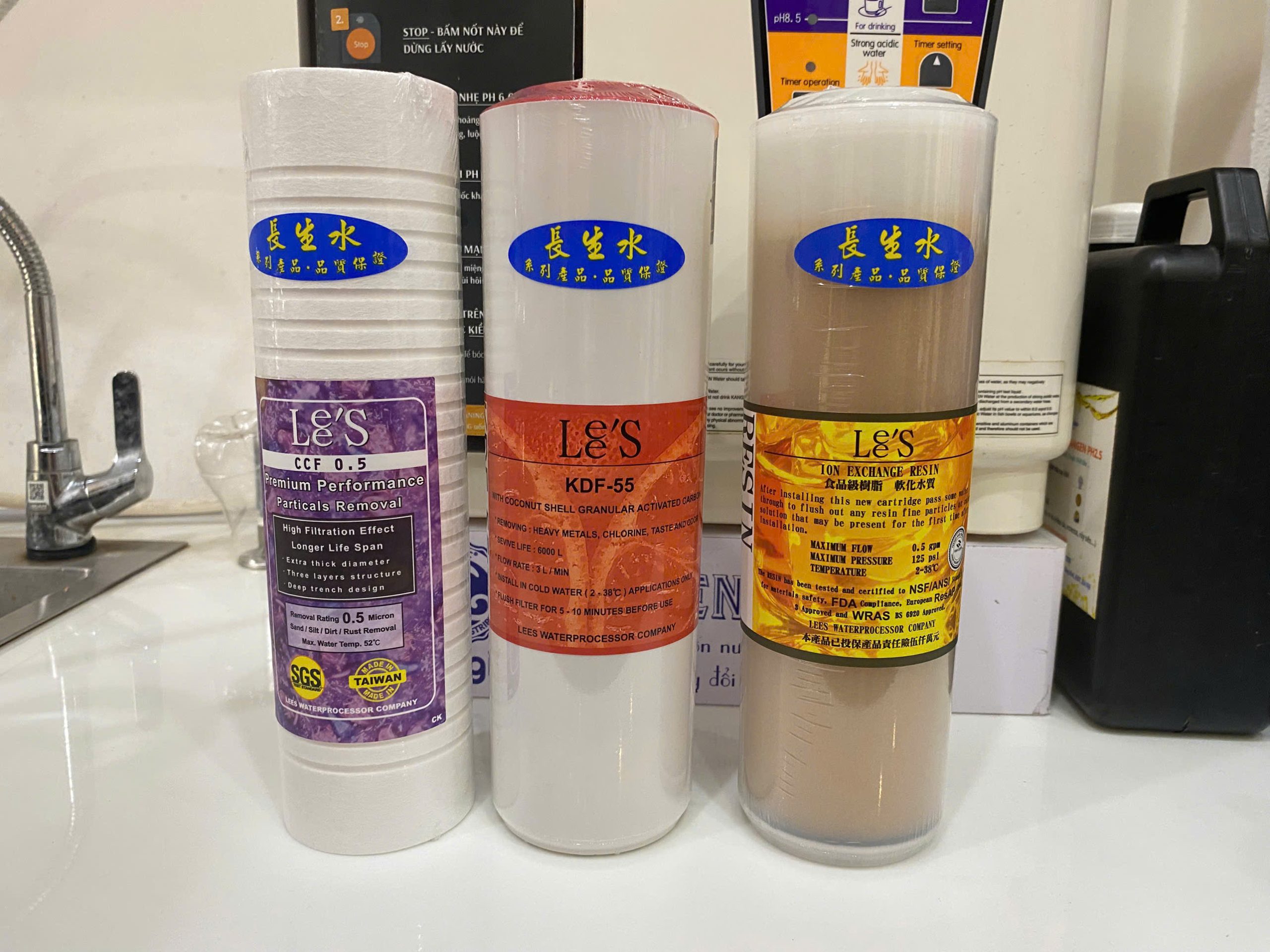 Bộ 3 lõi lọc thô chính hãng