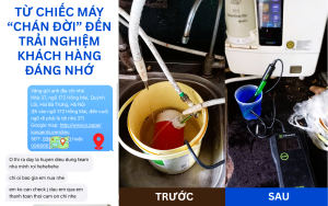 Trải nghiệm khách hàng Kangen khi thay lõi lọc máy Kangen K8