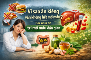 Vì sao ăn kiêng vẫn không hết mỡ máu? Góc nhìn từ trị mỡ máu dân gian